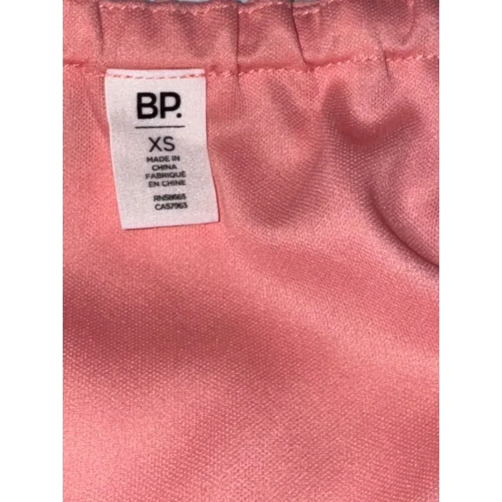 BP. Womens Pink Sleeveless Wrap Dress XS 100% Polyester - Picture 3 of 10